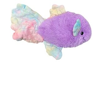 New 2022 Petsmart Enchant the Fish 14" Tie Dye Dog Toy Plush with Squeak…‎
